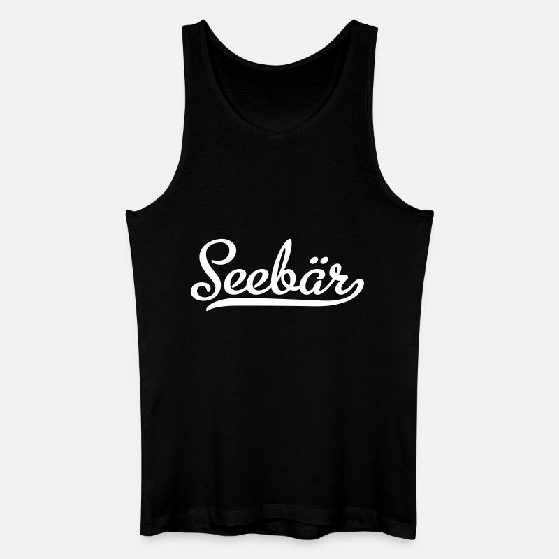 seebär - Männer Bio Tank Top - Schwarz