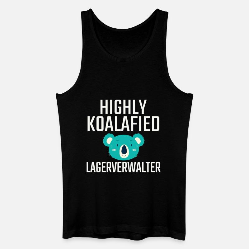 Lagerverwalter Koalafied - Männer Bio Tank Top - Schwarz