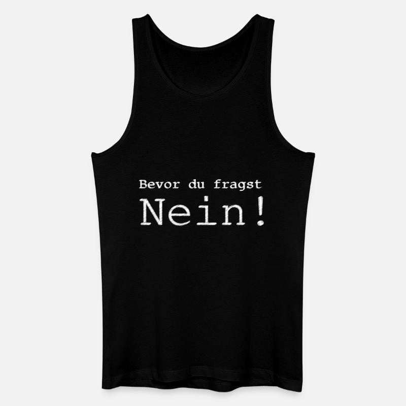 Nei - Männer Bio Tank Top - Schwarz