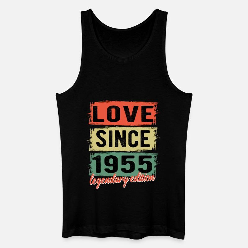 Awesome since 1955 - Männer Bio Tank Top - Schwarz