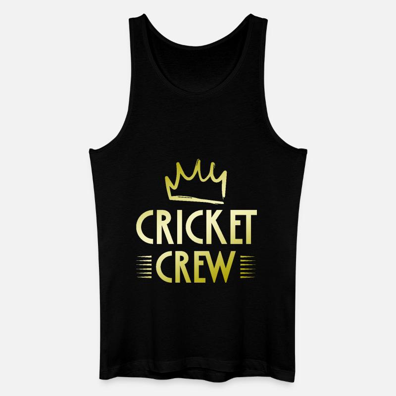 Équipe de cricket - Débardeur bio Homme - noir