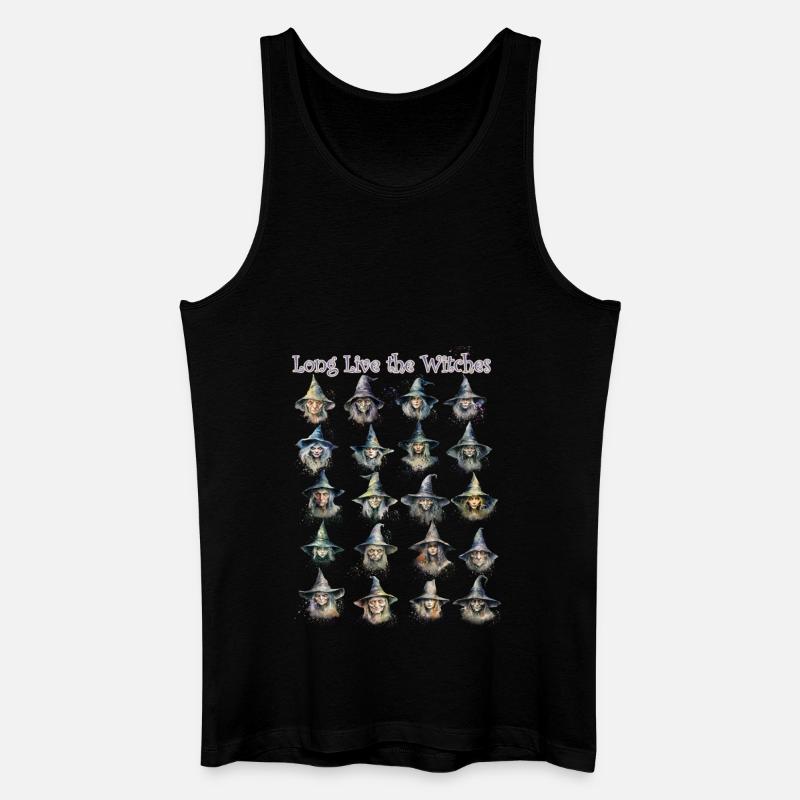 Lang leben die Hexen - Männer Bio Tank Top - Schwarz