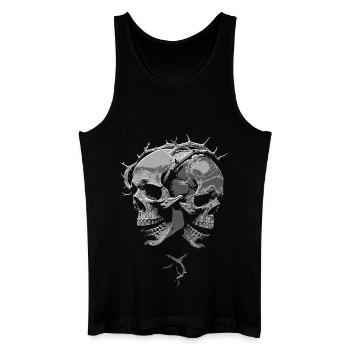 Skulls - Men’s Organic Tank Top - black - Front