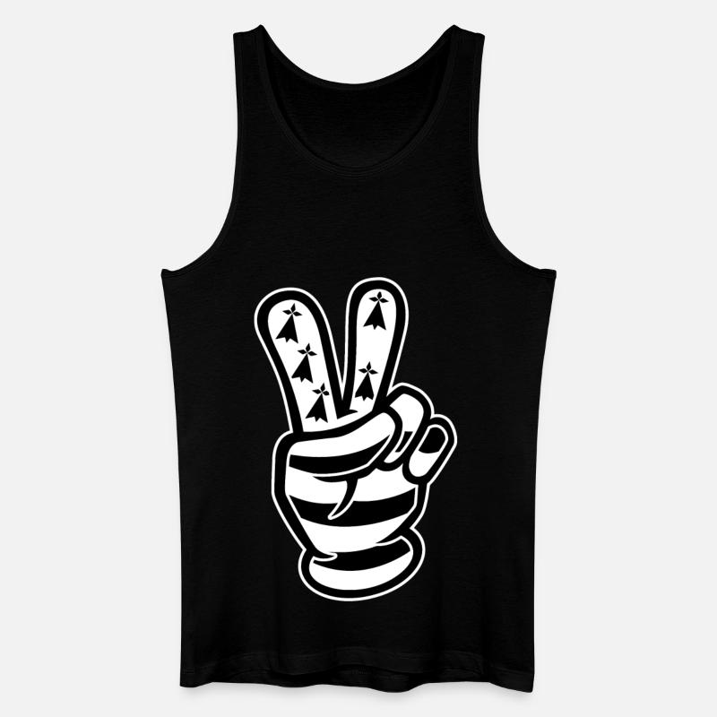 Sieg Breizh - Männer Bio Tank Top - Schwarz