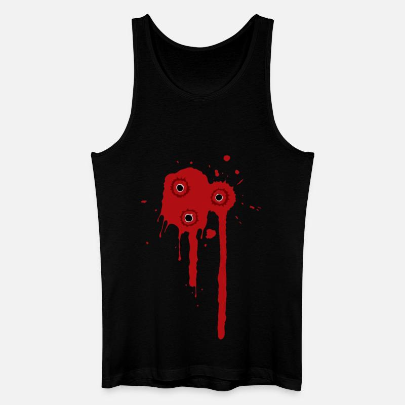 Kollateralopfer - Männer Bio Tank Top - Schwarz