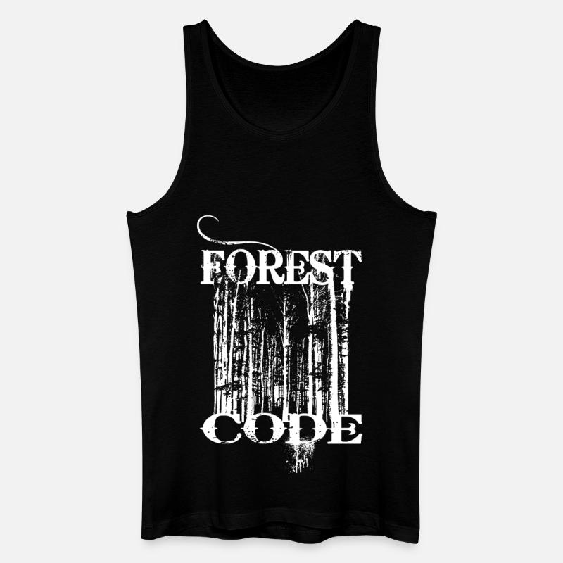 Forest Code - Men’s Organic Tank Top - black