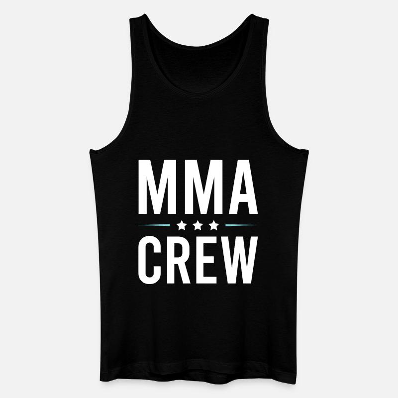 Mma Crew - Männer Bio Tank Top - Schwarz