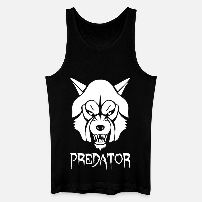 Raubtier - Männer Bio Tank Top - Schwarz