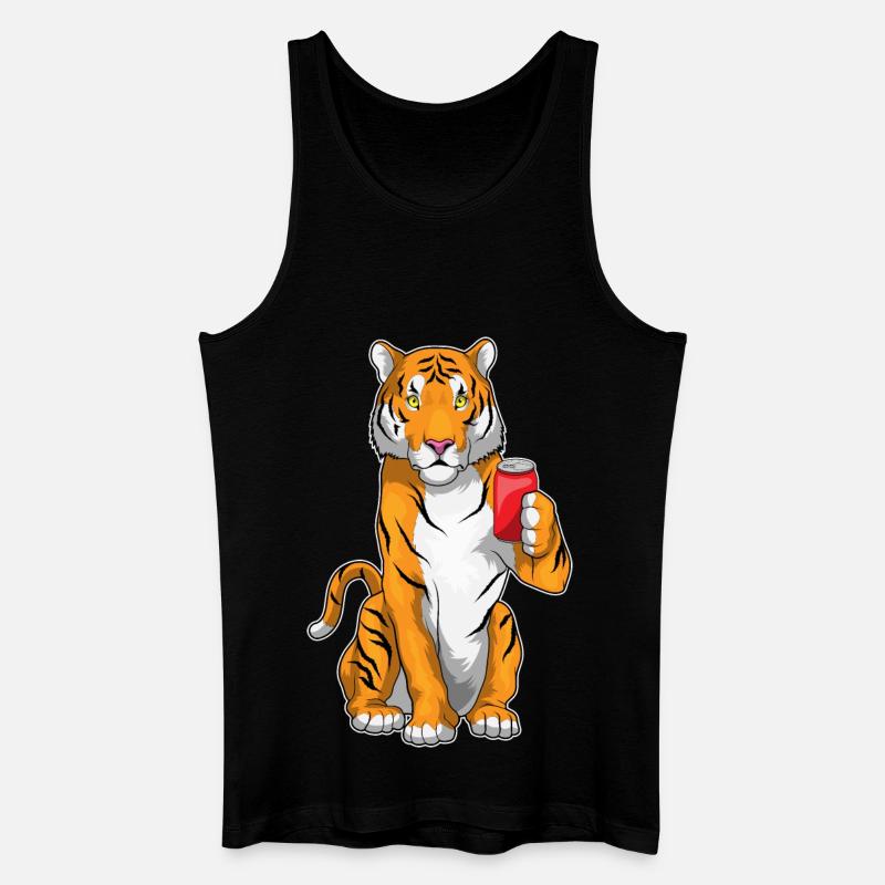 Tiger Lemonade - Men’s Organic Tank Top - black
