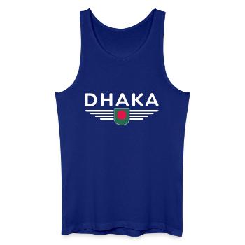 Dhaka Design – Heart of Bangladesh - Men’s Organic Tank Top - royal blue - Front
