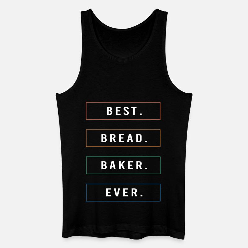 Bäcker Bäckerin Backen - Männer Bio Tank Top - Schwarz
