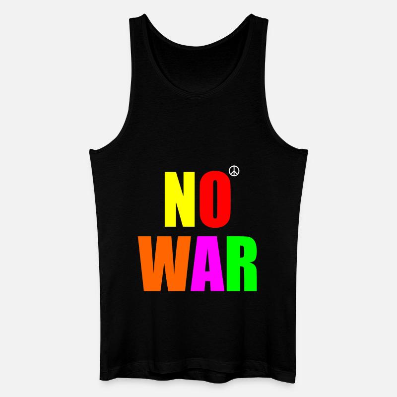 No war - Männer Bio Tank Top - Schwarz