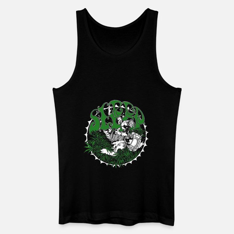 sleep band merch - Økologisk tanktop til mænd - sort