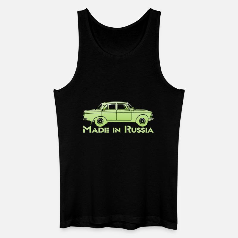 Moskwitsch 408 412 - Männer Bio Tank Top - Schwarz