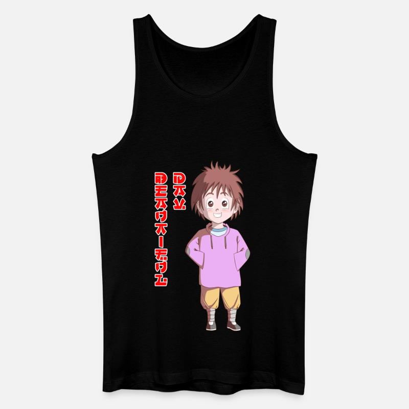 Beautiful Day - Männer Bio Tank Top - Schwarz