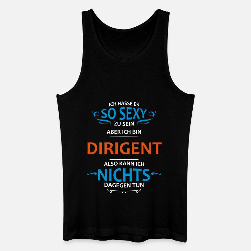 Dirigent Beruf - Männer Bio Tank Top - Schwarz