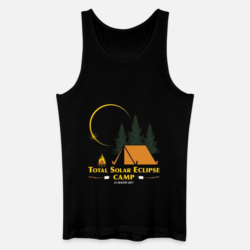Total Solar Eclipse Camp - Men’s Organic Tank Top - black