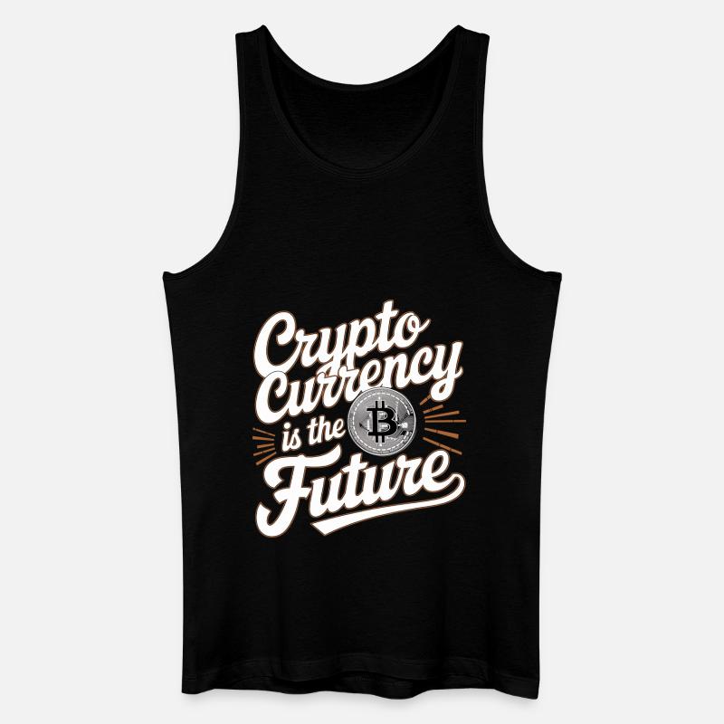 Cryptocurrency Is The Future 17 - Männer Bio Tank Top - Schwarz