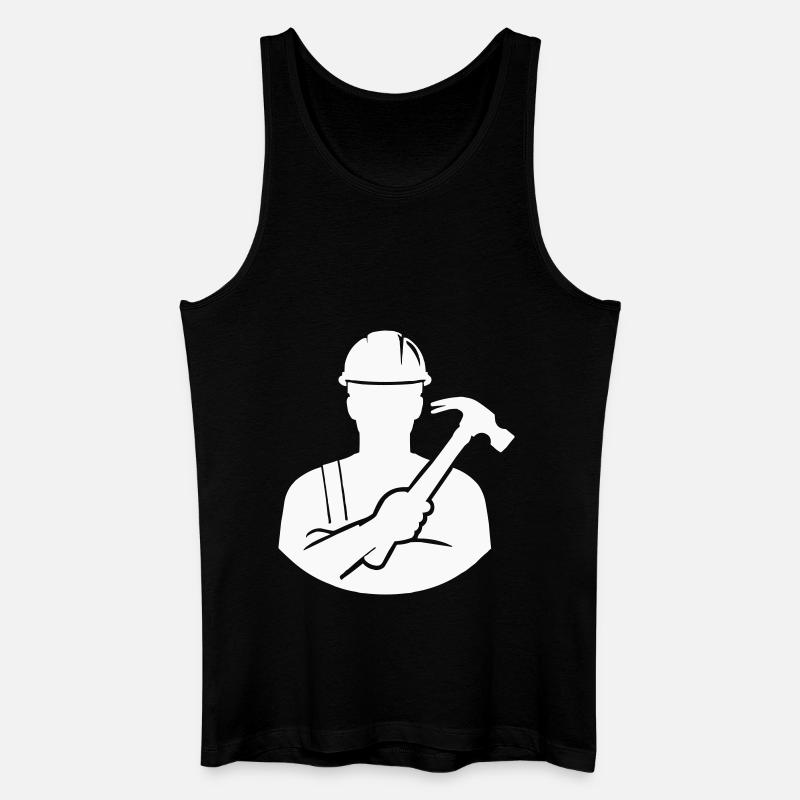handwerker - Männer Bio Tank Top - Schwarz