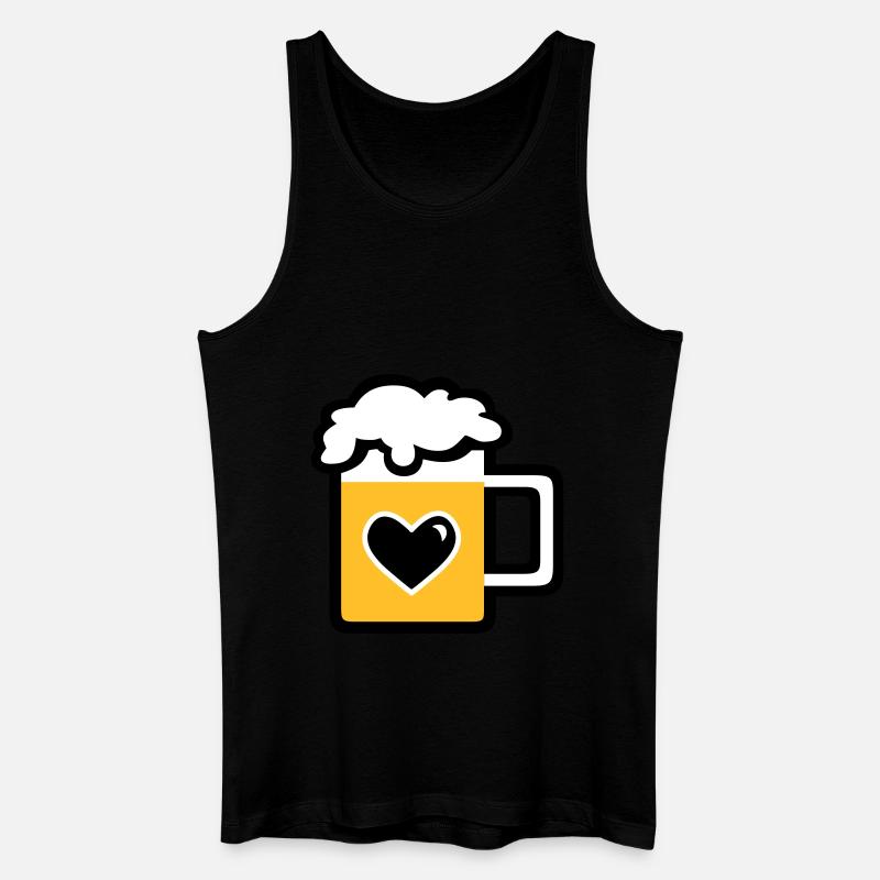 Mass Bier - Männer Bio Tank Top - Schwarz
