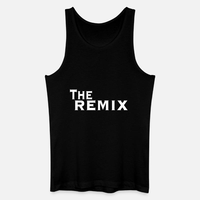 Der Remix - Männer Bio Tank Top - Schwarz