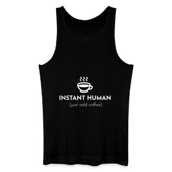 Instant human - Men’s Organic Tank Top - black - Front
