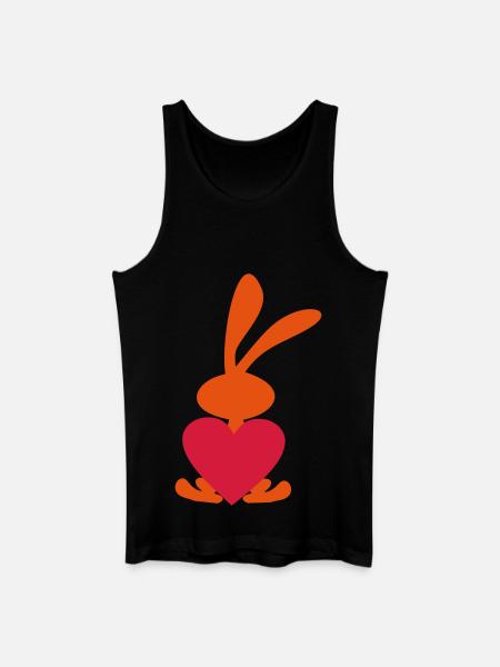 bunny - Men’s Organic Tank Top - black