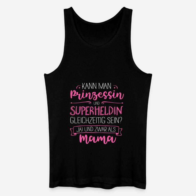 Supermama - Männer Bio Tank Top - Schwarz