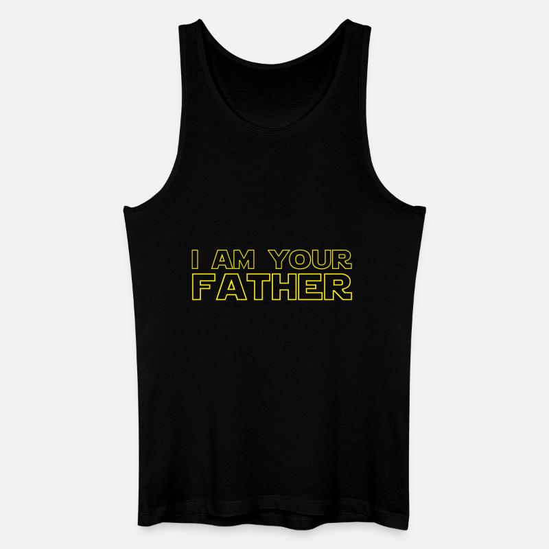 I am your father! - Männer Bio Tank Top - Schwarz