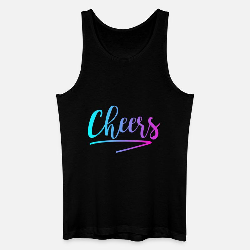 Cheers - Männer Bio Tank Top - Schwarz