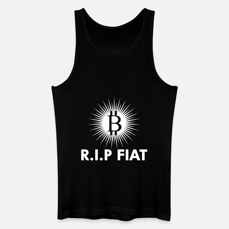 Bitcoin - Männer Bio Tank Top - Schwarz