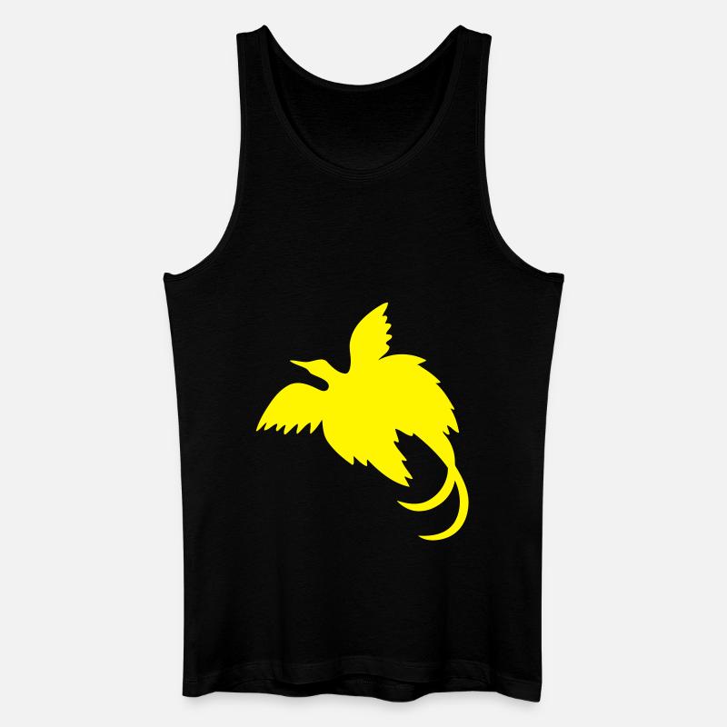 paradiesvogel - Männer Bio Tank Top - Schwarz