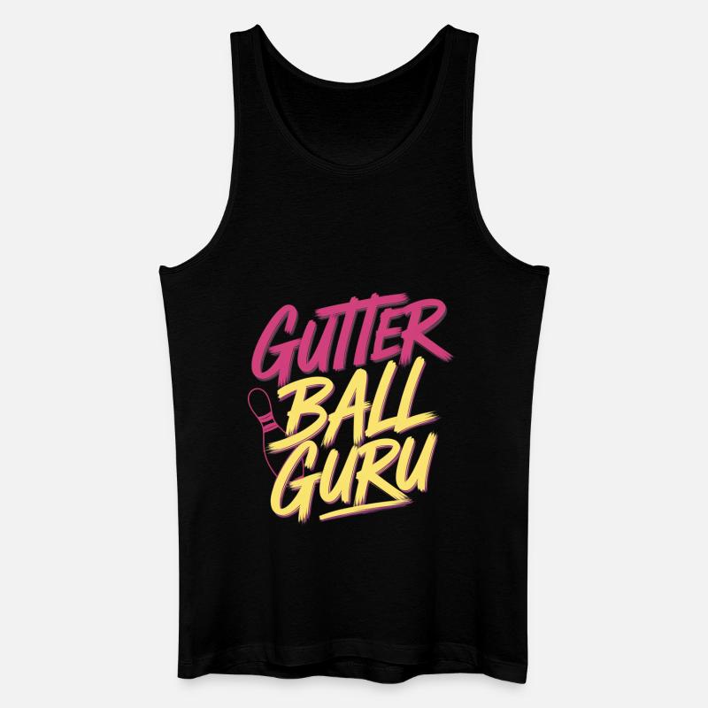 Gutter Ball Guru 13 - Männer Bio Tank Top - Schwarz