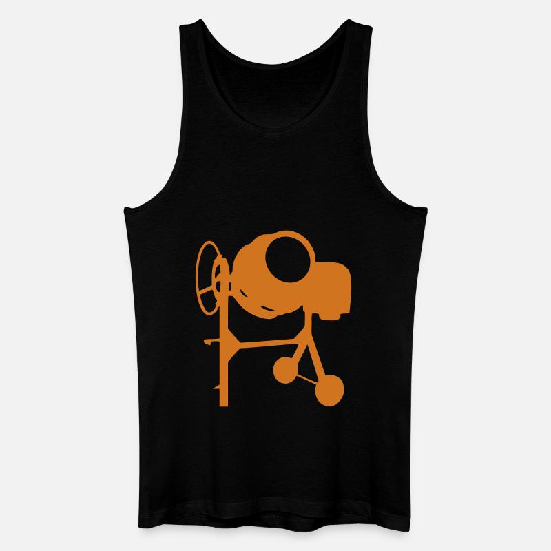 mischer - Männer Bio Tank Top - Schwarz