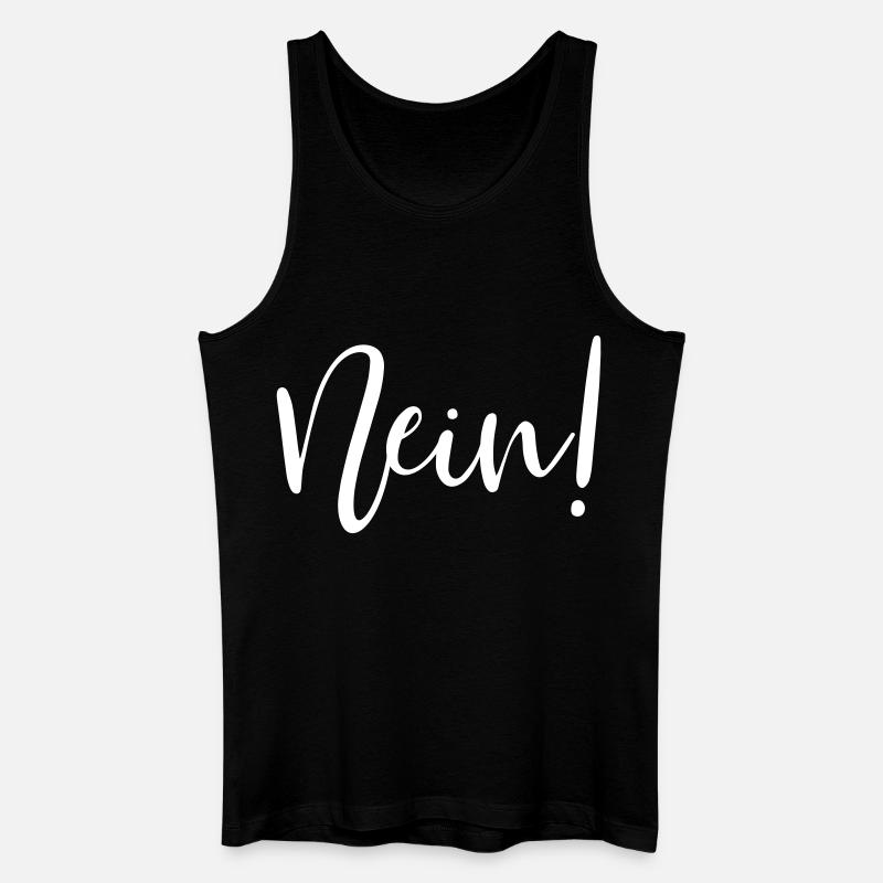 Nein! - Männer Bio Tank Top - Schwarz