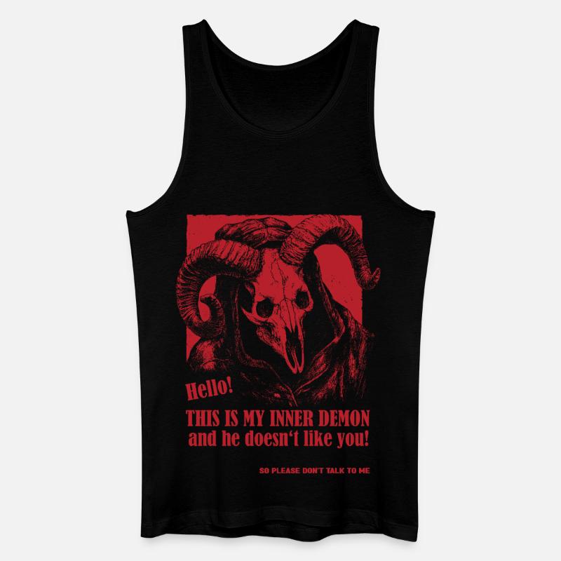 Mein Innerer Dämon - Männer Bio Tank Top - Schwarz