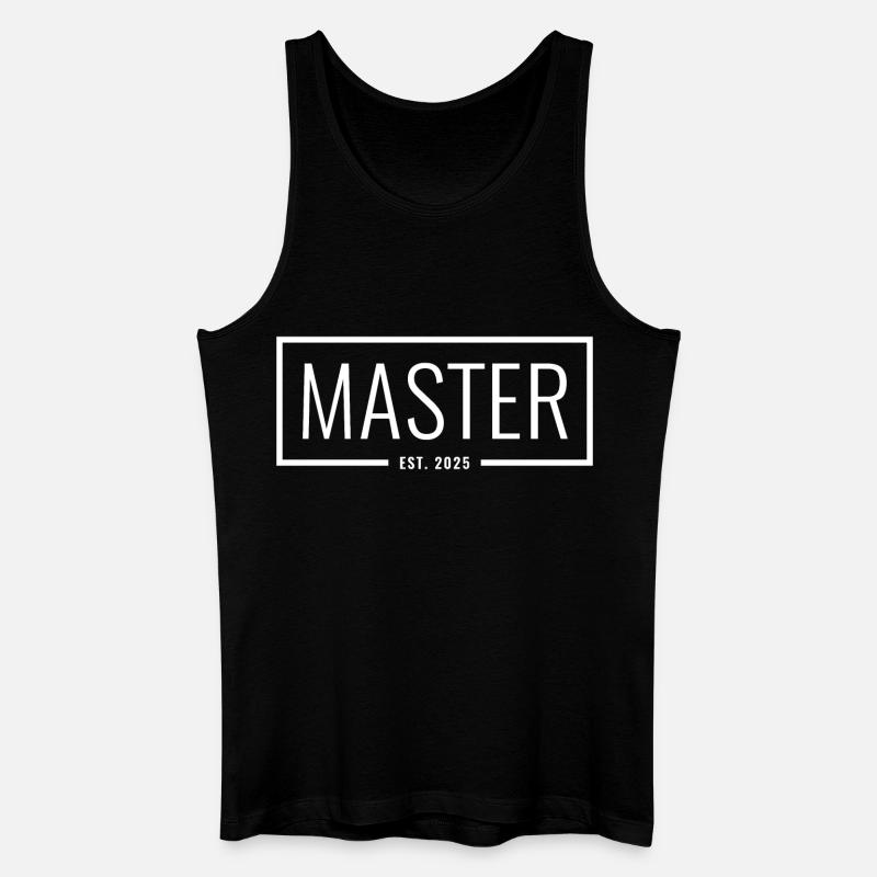 Master Est. 2025 - Männer Bio Tank Top - Schwarz