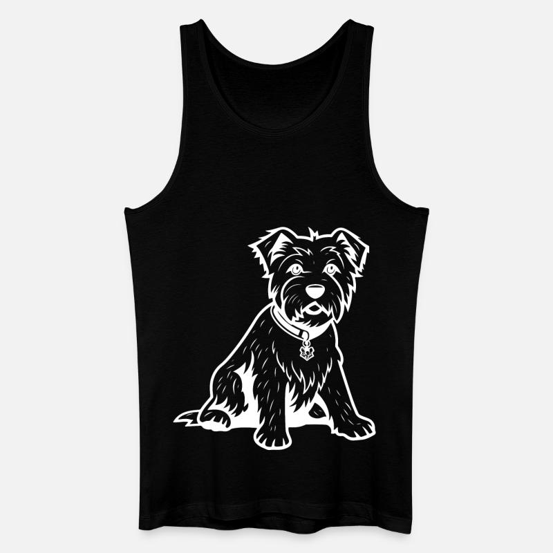 West Highland White Terrier - Débardeur bio Homme - noir