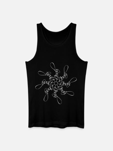Noah's Name Mandala - Men’s Organic Tank Top - black