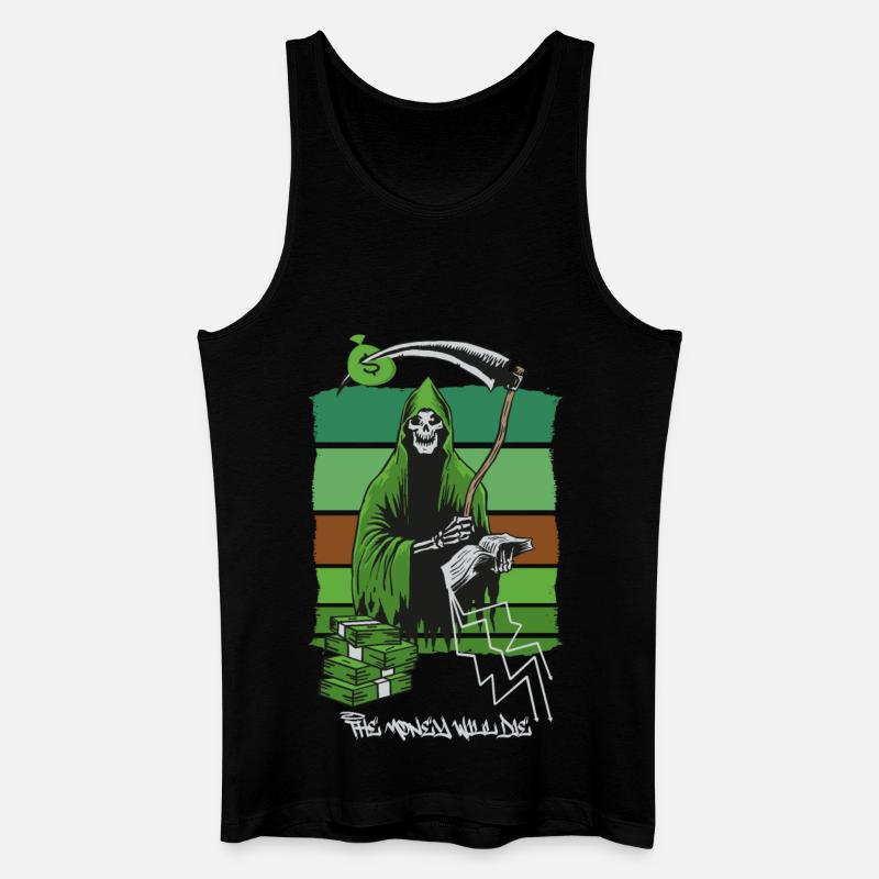 Sensenmann - Männer Bio Tank Top - Schwarz