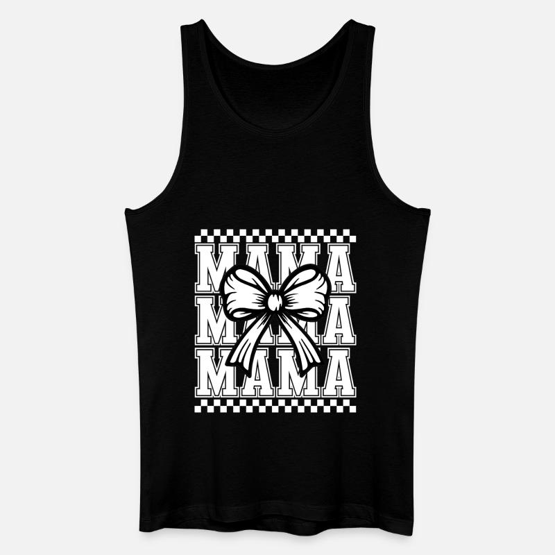 Mama - Männer Bio Tank Top - Schwarz