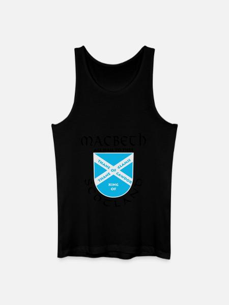 Scotland Macbeth - Men’s Organic Tank Top - black
