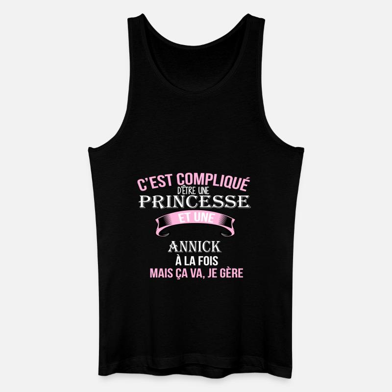 Annick - Débardeur bio Homme - noir