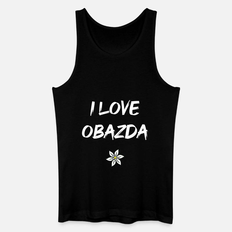 Obazda - Männer Bio Tank Top - Schwarz