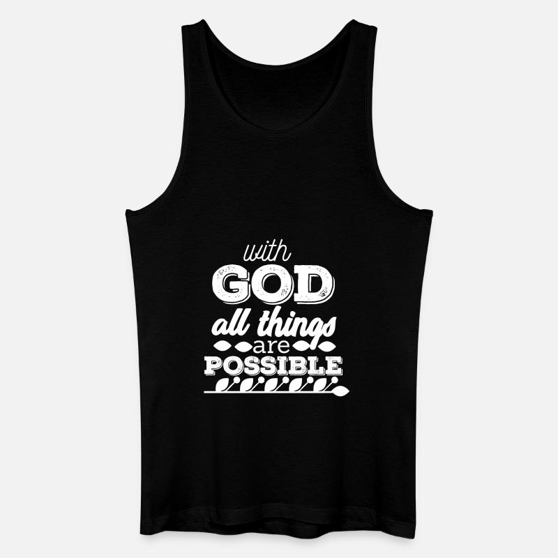 God - Everything is - Men’s Organic Tank Top - black