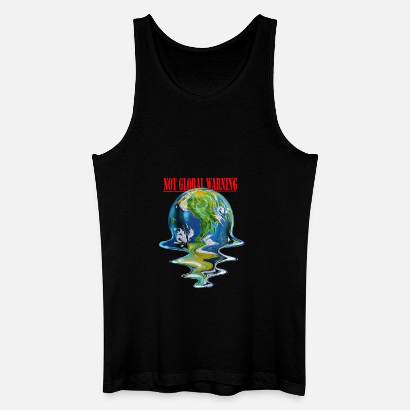 PLANETEN - Männer Bio Tank Top - Schwarz