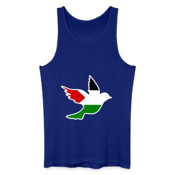 Free palestine - Débardeur bio Homme - bleu roi - Devant