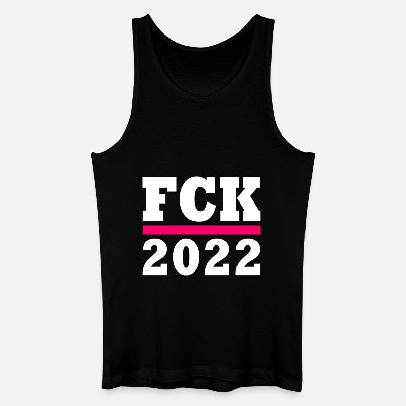 Fck 2022 - Männer Bio Tank Top - Schwarz