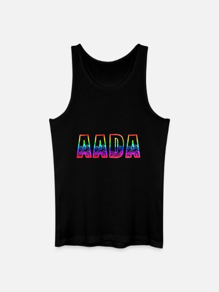 aada rs regenbogen - Männer Bio Tank Top - Schwarz