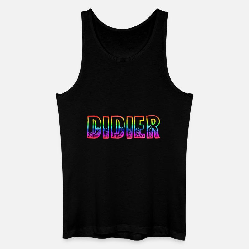 didier rs regenbogen - Männer Bio Tank Top - Schwarz